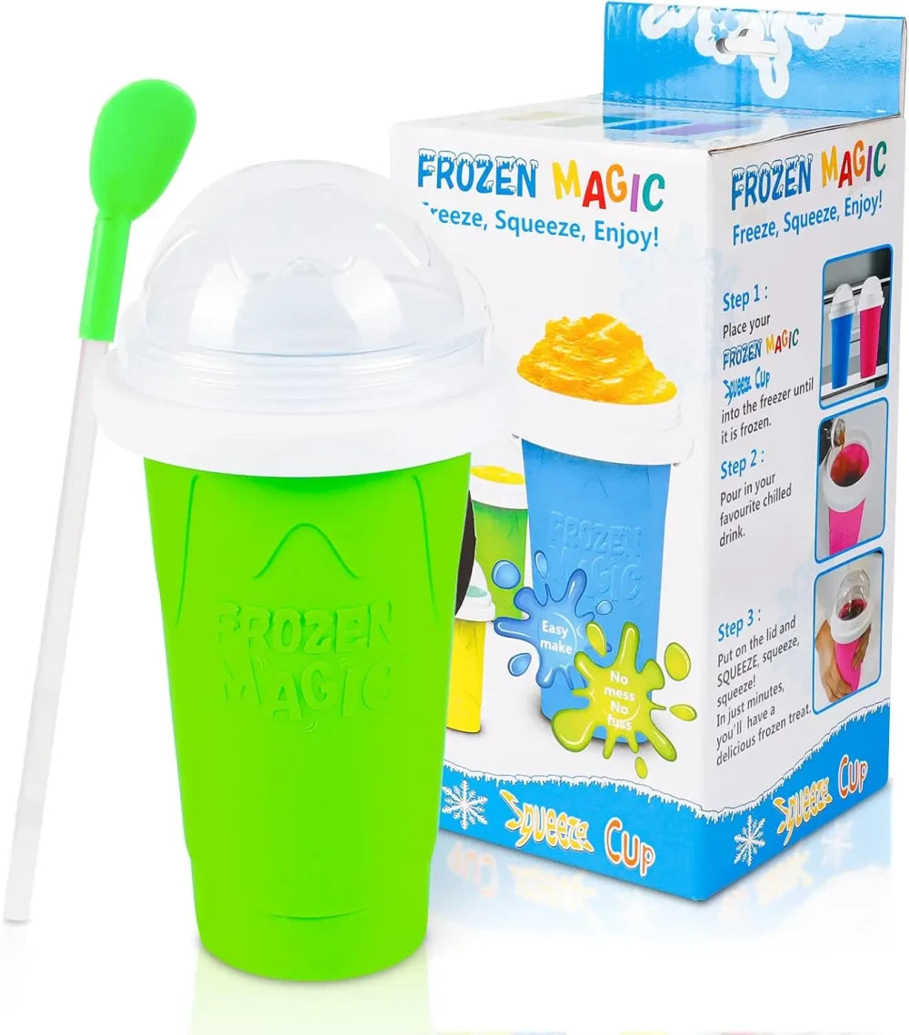 Frozen Magic Slush Cup — Turn Any Drink Into A Frozen Slushie In 60 Seconds!