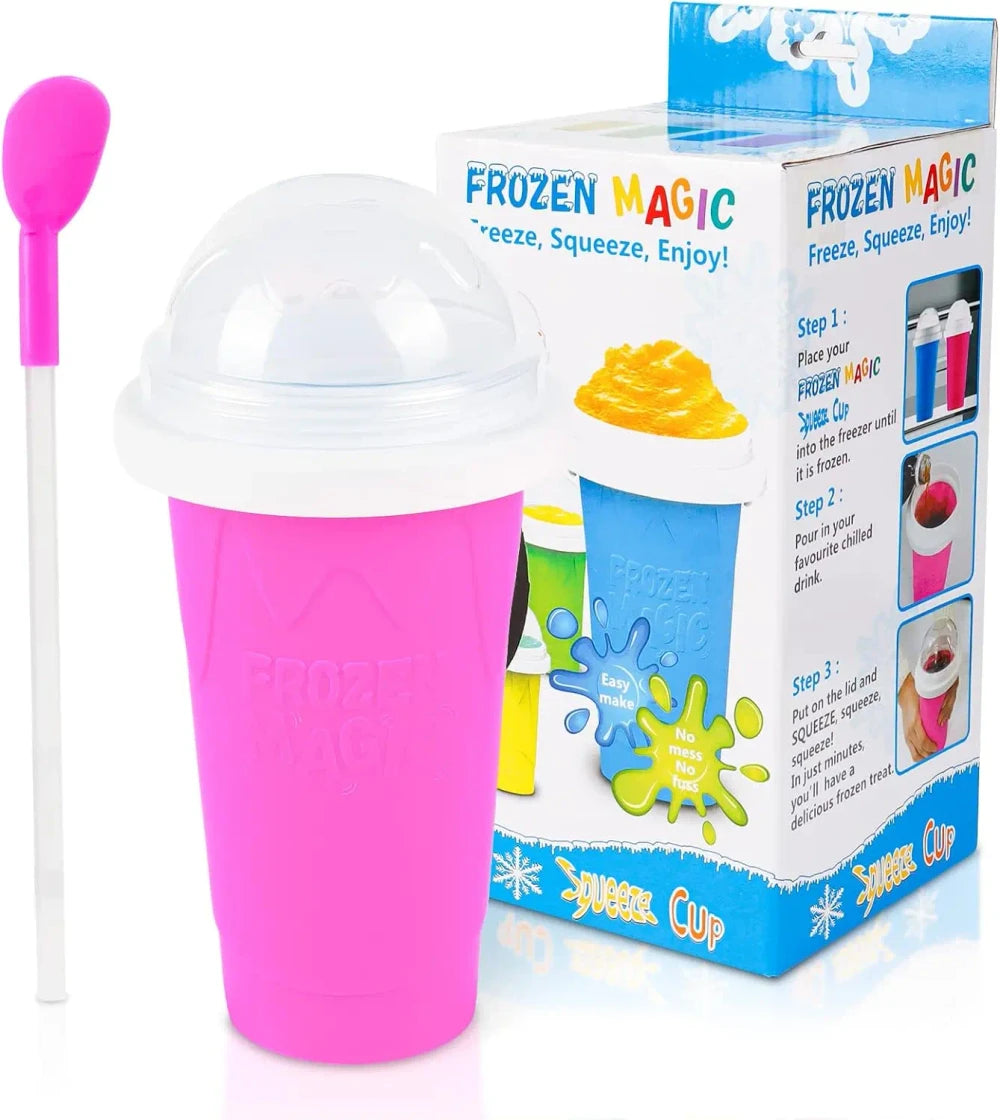 Frozen Magic Slush Cup — Turn Any Drink Into A Frozen Slushie In 60 Seconds!