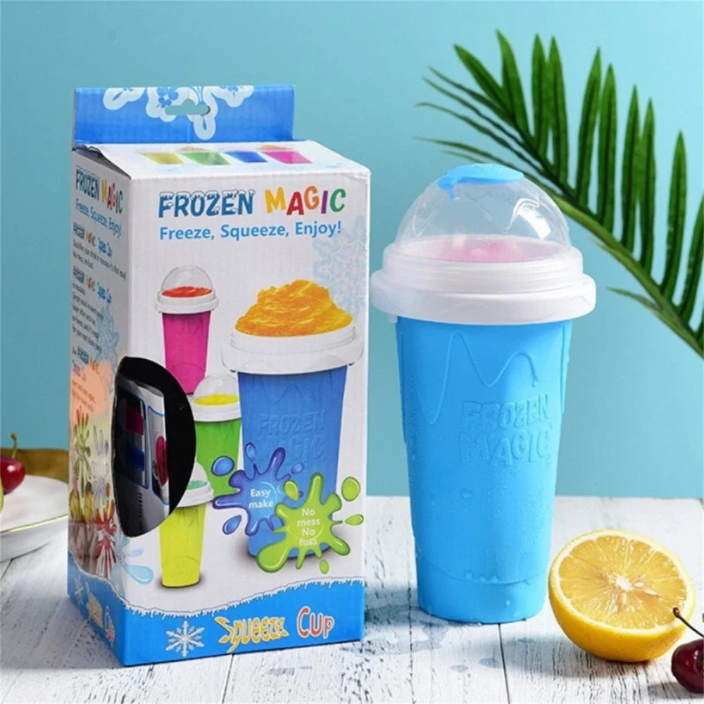 Frozen Magic Slush Cup — Turn Any Drink Into A Frozen Slushie In 60 Seconds!